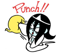 A ghost and Hitodama-kun sticker #14383028