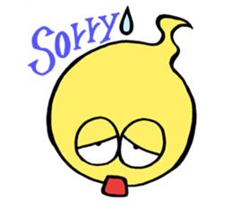 A ghost and Hitodama-kun sticker #14383037