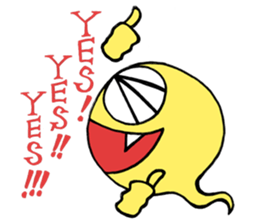 A ghost and Hitodama-kun sticker #14383051