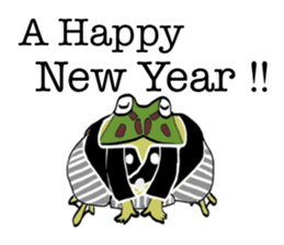 Frog named Kyorotan sticker #14383274