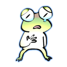 Frog named Kyorotan sticker #14383285