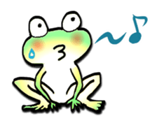 Frog named Kyorotan sticker #14383291