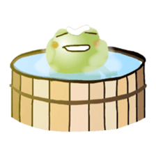 Frog named Kyorotan sticker #14383299