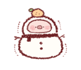 Year-end and New Year holidays Buuchan sticker #14383325