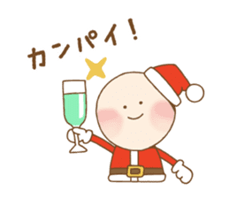 Let's have a Christmas party sticker #14384089