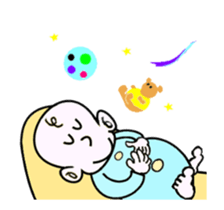 Animated Stickers of the baby sticker #14384111