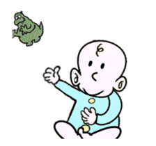 Animated Stickers of the baby sticker #14384114