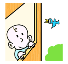 Animated Stickers of the baby sticker #14384115