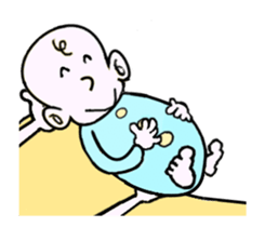 Animated Stickers of the baby sticker #14384117