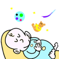 Animated Stickers of the baby