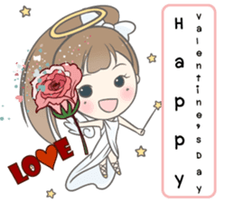 Angelina : Happy Valentine's Day 2017 sticker #14384235