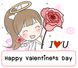 Angelina : Happy Valentine's Day 2017 sticker #14384236
