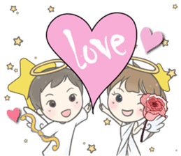 Angelina : Happy Valentine's Day 2017 sticker #14384241