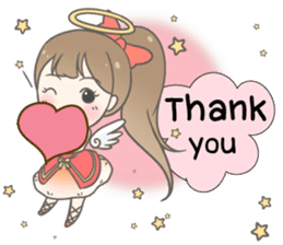 Angelina : Happy Valentine's Day 2017 sticker #14384244