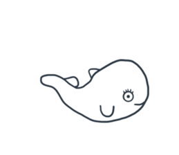 Dolphin NiNi sticker #14384286