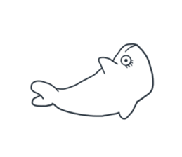 Dolphin NiNi sticker #14384292