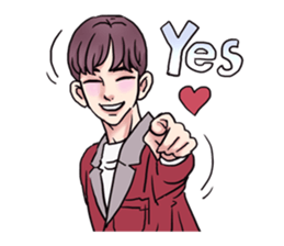 AsB - 139 I Love You Nerd! sticker #14384346