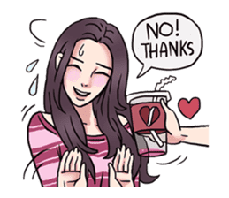 AsB - 139 I Love You Nerd! sticker #14384354