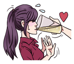 AsB - 139 I Love You Nerd! sticker #14384357