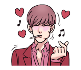 AsB - 139 I Love You Nerd! sticker #14384358