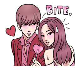 AsB - 139 I Love You Nerd! sticker #14384362