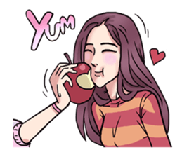 AsB - 139 I Love You Nerd! sticker #14384364