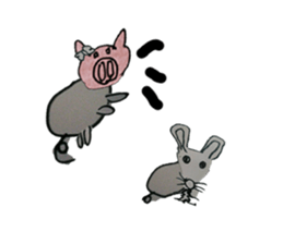Lovely_pig Sticker sticker #14384552
