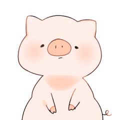 Cute pig Sticker 2!!