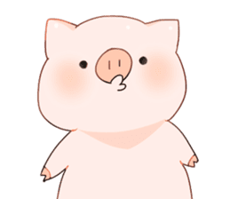 Cute pig Sticker 2!! sticker #14384706