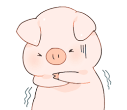 Cute pig Sticker 2!! sticker #14384713