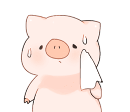 Cute pig Sticker 2!! sticker #14384714