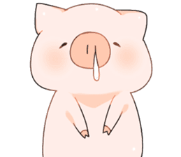 Cute pig Sticker 2!! sticker #14384718