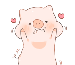 Cute pig Sticker 2!! sticker #14384720