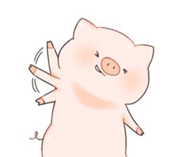 Cute pig Sticker 2!! sticker #14384725
