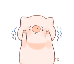 Cute pig Sticker 2!! sticker #14384726