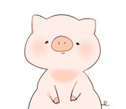 Cute pig Sticker 2!! sticker #14384727