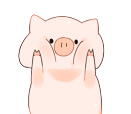 Cute pig Sticker 2!! sticker #14384729