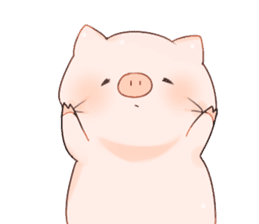 Cute pig Sticker 2!! sticker #14384730