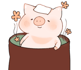 Cute pig Sticker 2!! sticker #14384731