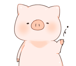 Cute pig Sticker 2!! sticker #14384735