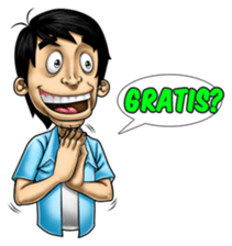 Jombloh: Being Sarcastic sticker #14384800