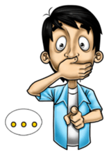 Jombloh: Being Sarcastic sticker #14384805