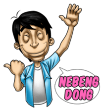 Jombloh: Being Sarcastic sticker #14384813