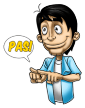 Jombloh: Being Sarcastic sticker #14384816