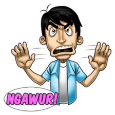 Jombloh: Being Sarcastic sticker #14384820