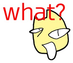 Nervous cat (English language) sticker #14384988