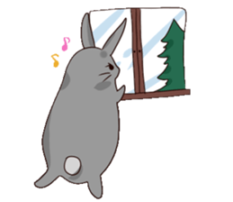 MOKOMOKOMonakanoUsagiseikatsu sticker #14385070