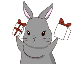 MOKOMOKOMonakanoUsagiseikatsu sticker #14385072