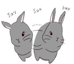 MOKOMOKOMonakanoUsagiseikatsu sticker #14385077