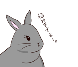 MOKOMOKOMonakanoUsagiseikatsu sticker #14385084